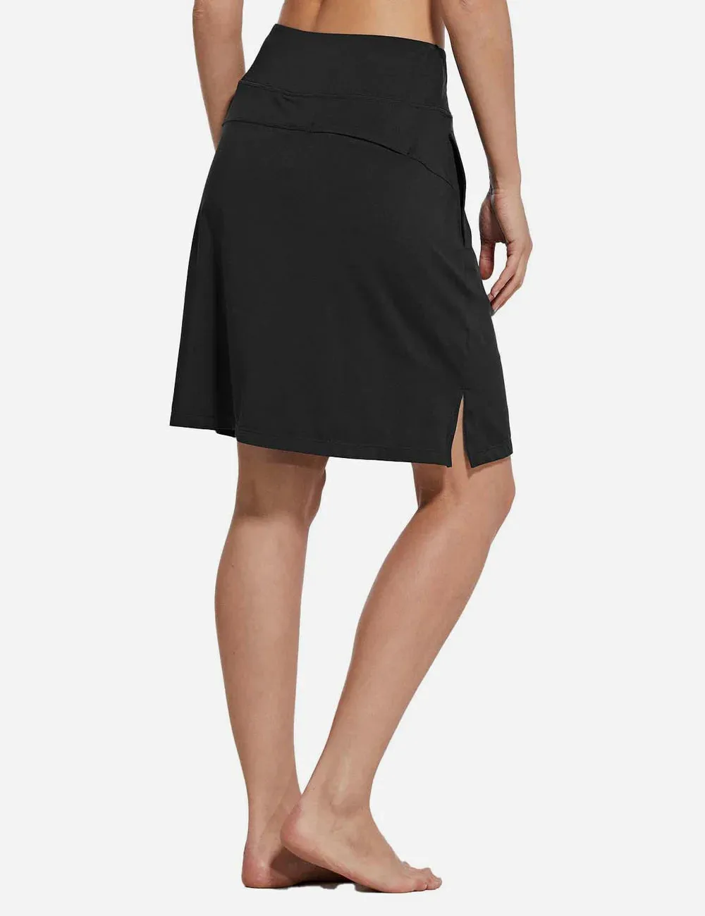 New Baleaf Laureate UPF50  Knee-Length Skort in Black, sz L