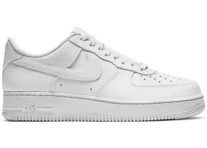 Nike Air Force 1 Low White Tumbled Leather