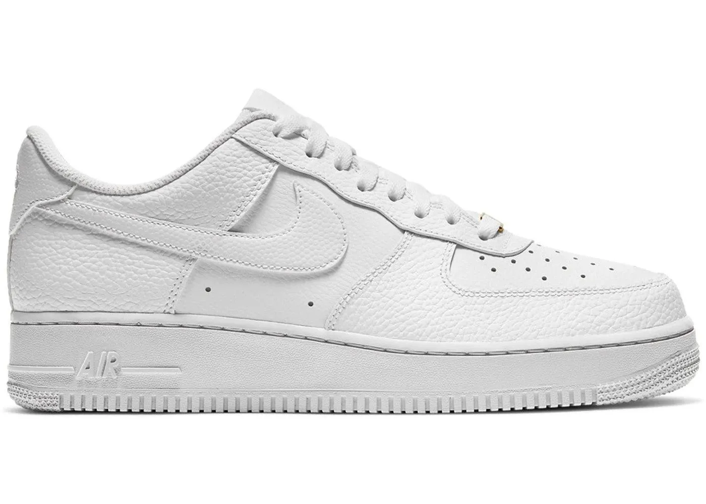 Nike Air Force 1 Low White Tumbled Leather