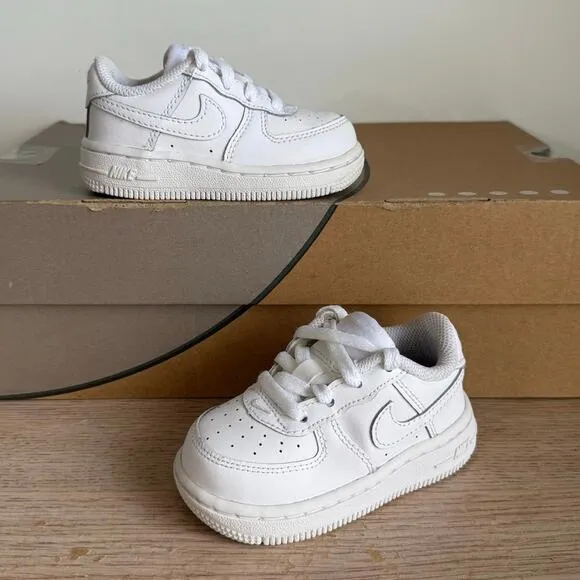 Nike Air force 1 ‘Triple White’ Toddler Sneakers - SZ 5 C