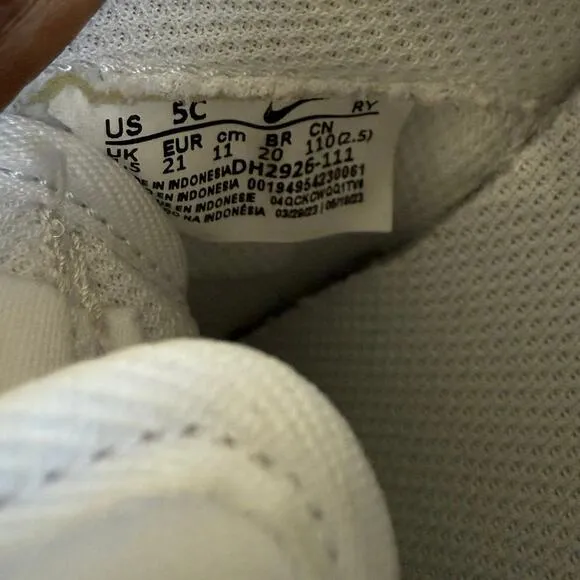 Nike Air force 1 ‘Triple White’ Toddler Sneakers - SZ 5 C