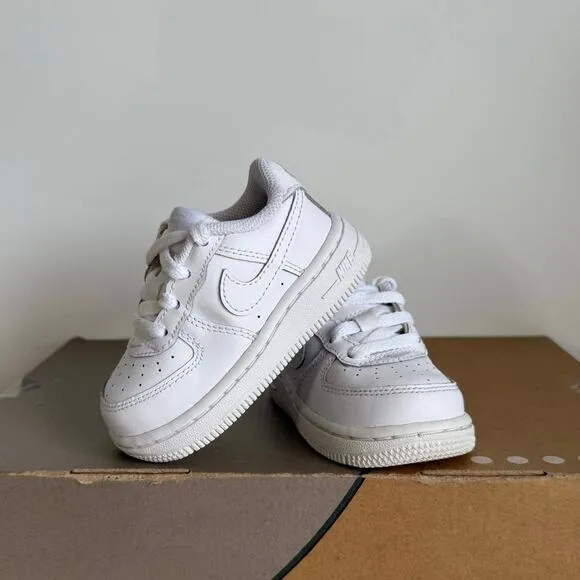 Nike Air force 1 ‘Triple White’ Toddler Sneakers - SZ 5 C