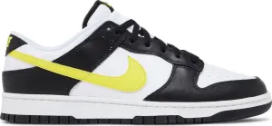 Nike Dunk Low Panda Yellow Swoosh