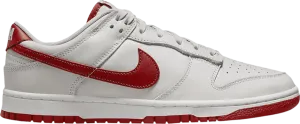 Nike Dunk Low Vast Grey Varsity Red