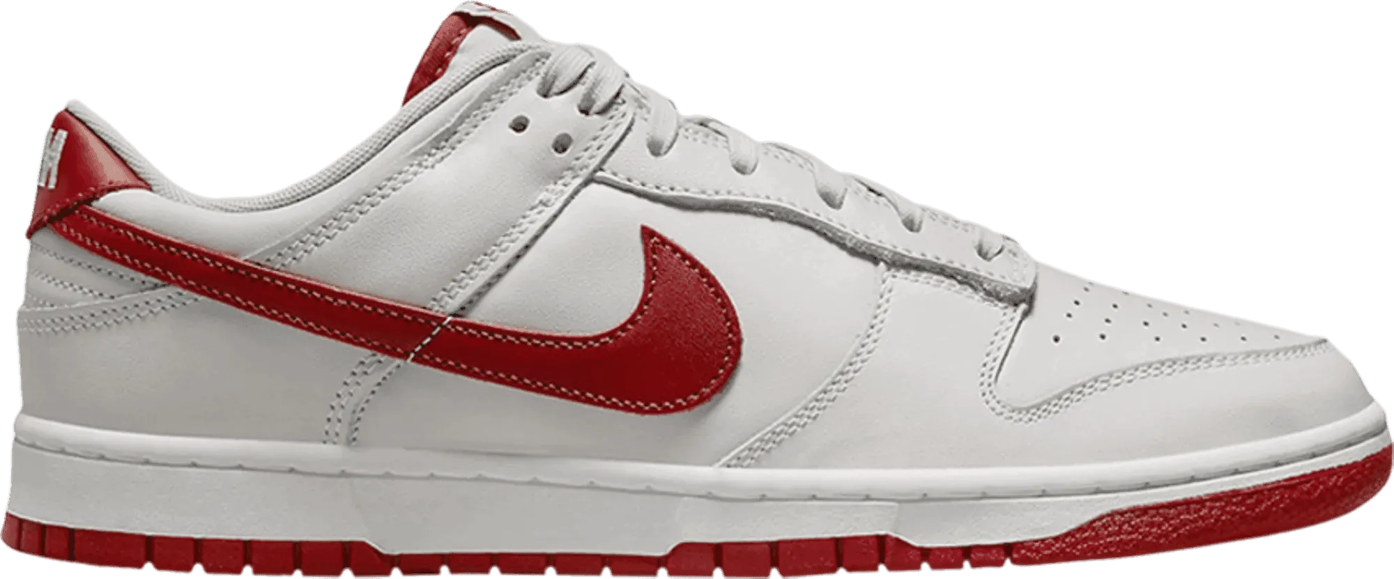 Nike Dunk Low Vast Grey Varsity Red