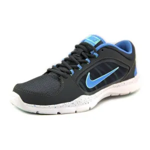 Nike Flex Trainer 4 Dark Grey Medium Mint University Blue Running Shoes Size 8