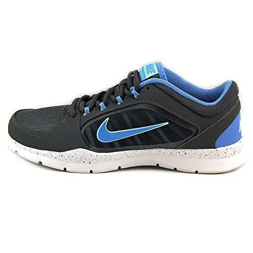 Nike Flex Trainer 4 Dark Grey Medium Mint University Blue Running Shoes Size 8