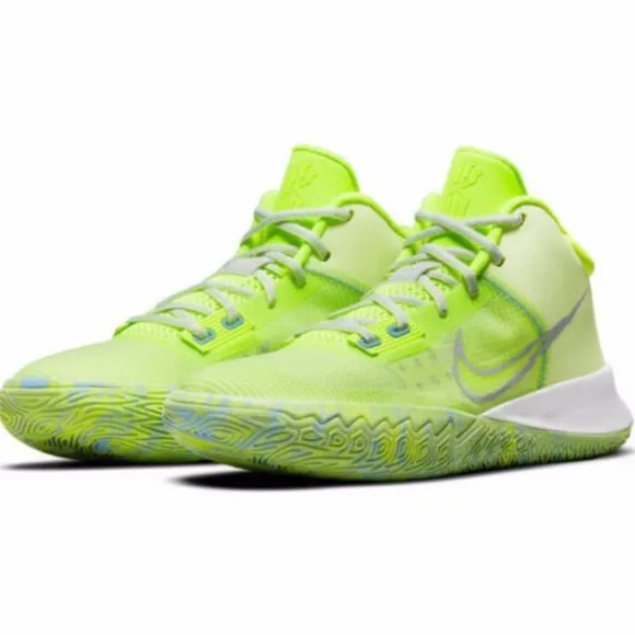 Nike Kyrie 4 Flytrap Mid Barely Volt Green Dayglow Classic Bold sneakers sz 8,5
