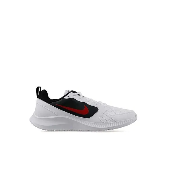 NIKE MEN'S TODOS RUNNING SHOE, WHITE/UNIV RED-BLACK, 10.5 REGULAR US