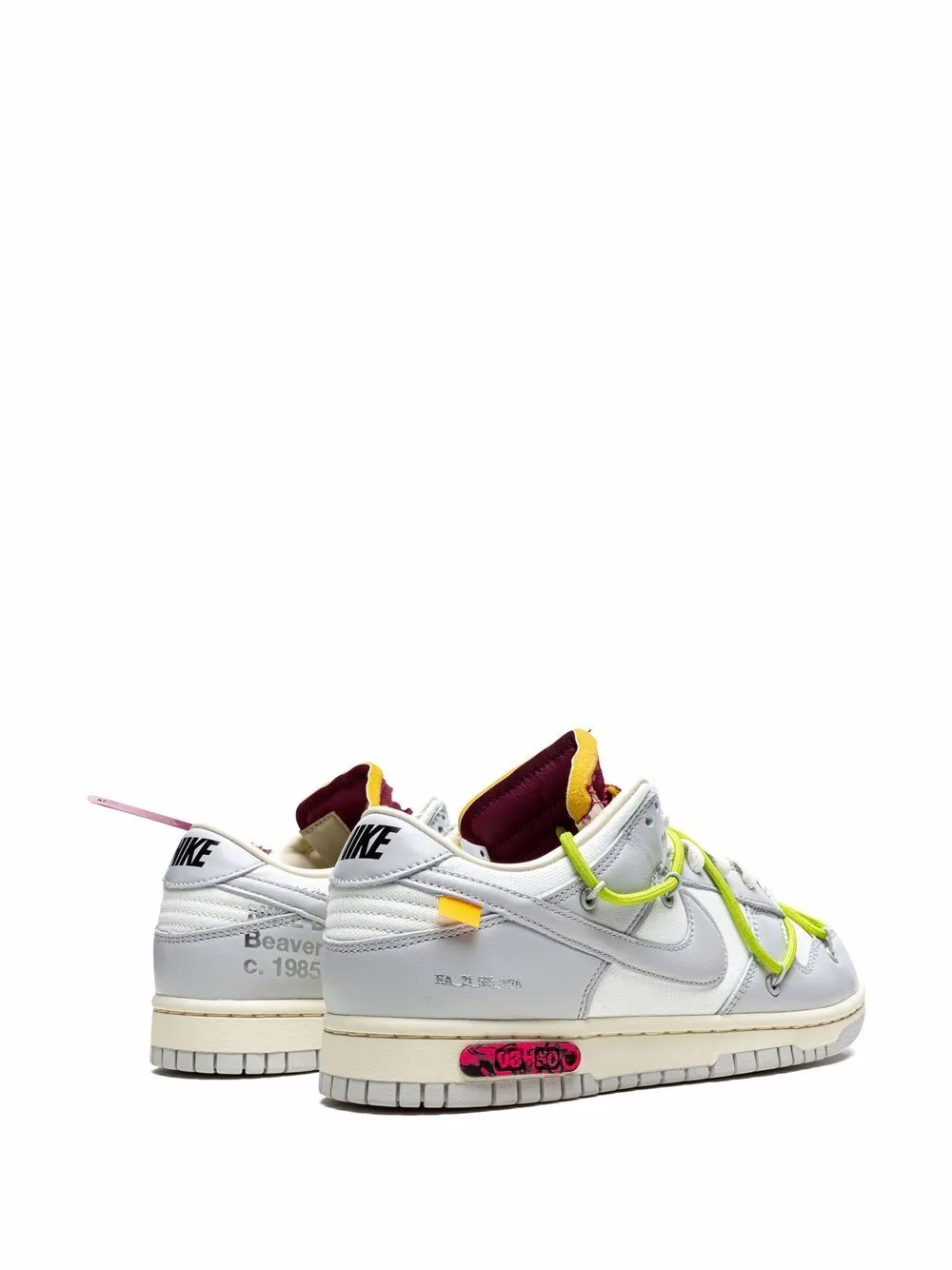 Nike x Off-White Dunk Low "Lot 08" sneakers
