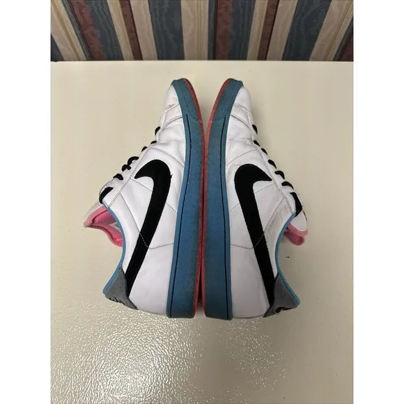 Nike Zoom Air Classic SB Mens Size 9 Shoes White Blue Black Sneakers 317719-101