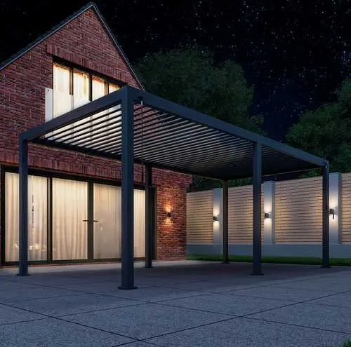 Nova Titan 8m x 3.6m Rectangular Aluminium Pergola
