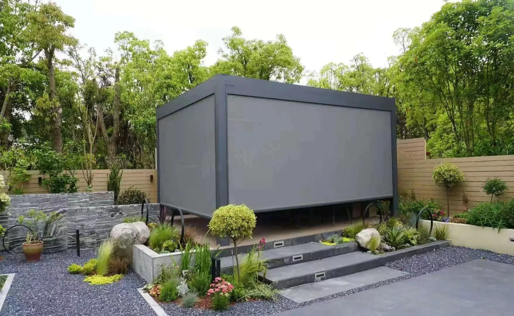 Nova Titan 8m x 3.6m Rectangular Aluminium Pergola