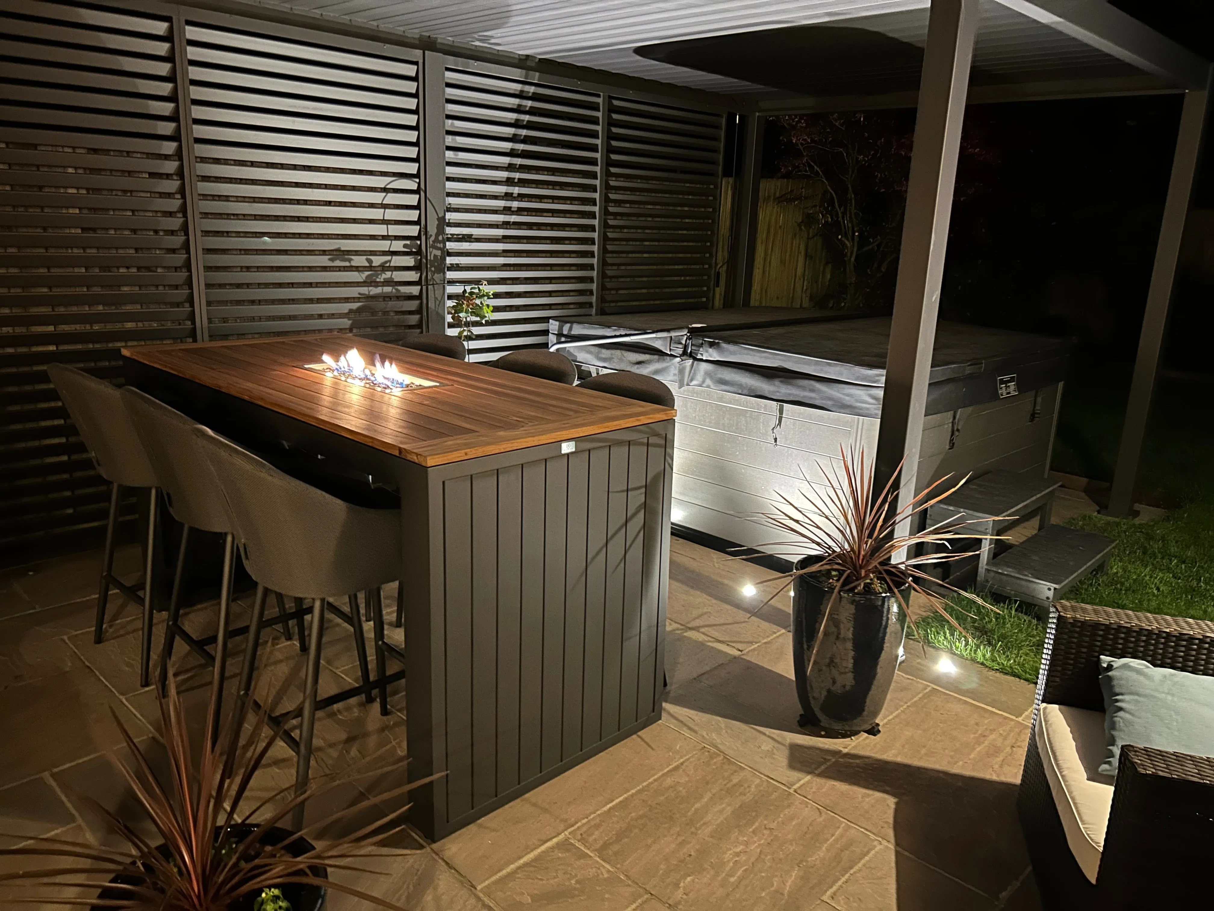 Nova Titan 8m x 3.6m Rectangular Aluminium Pergola