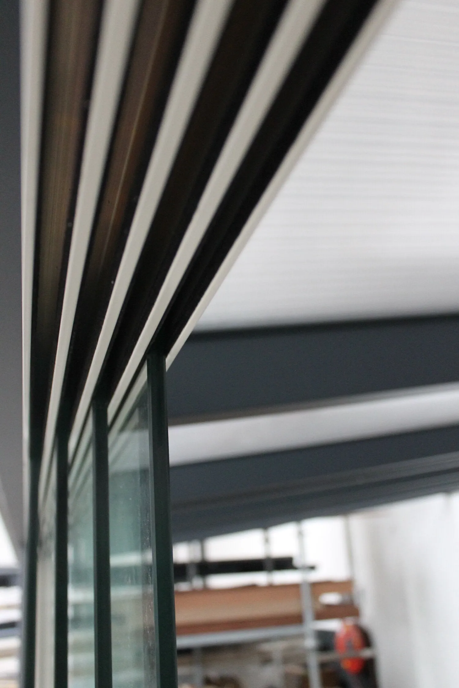 Nova Titan Aluminium Pergola 6m x 3.6m Rectangular optional Glass sliding Doors - Grey