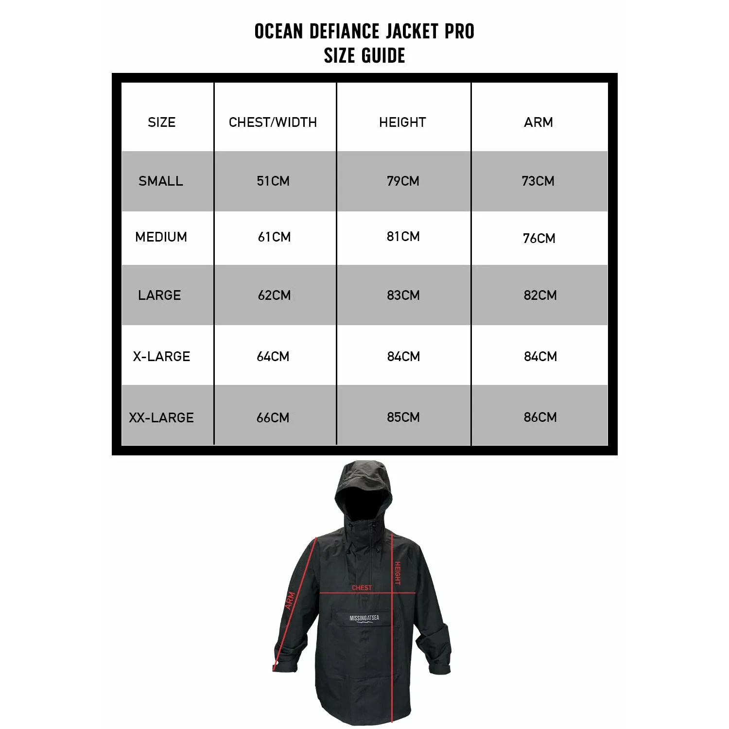 OCEAN DEFIANCE JACKET (Free Pants Included)