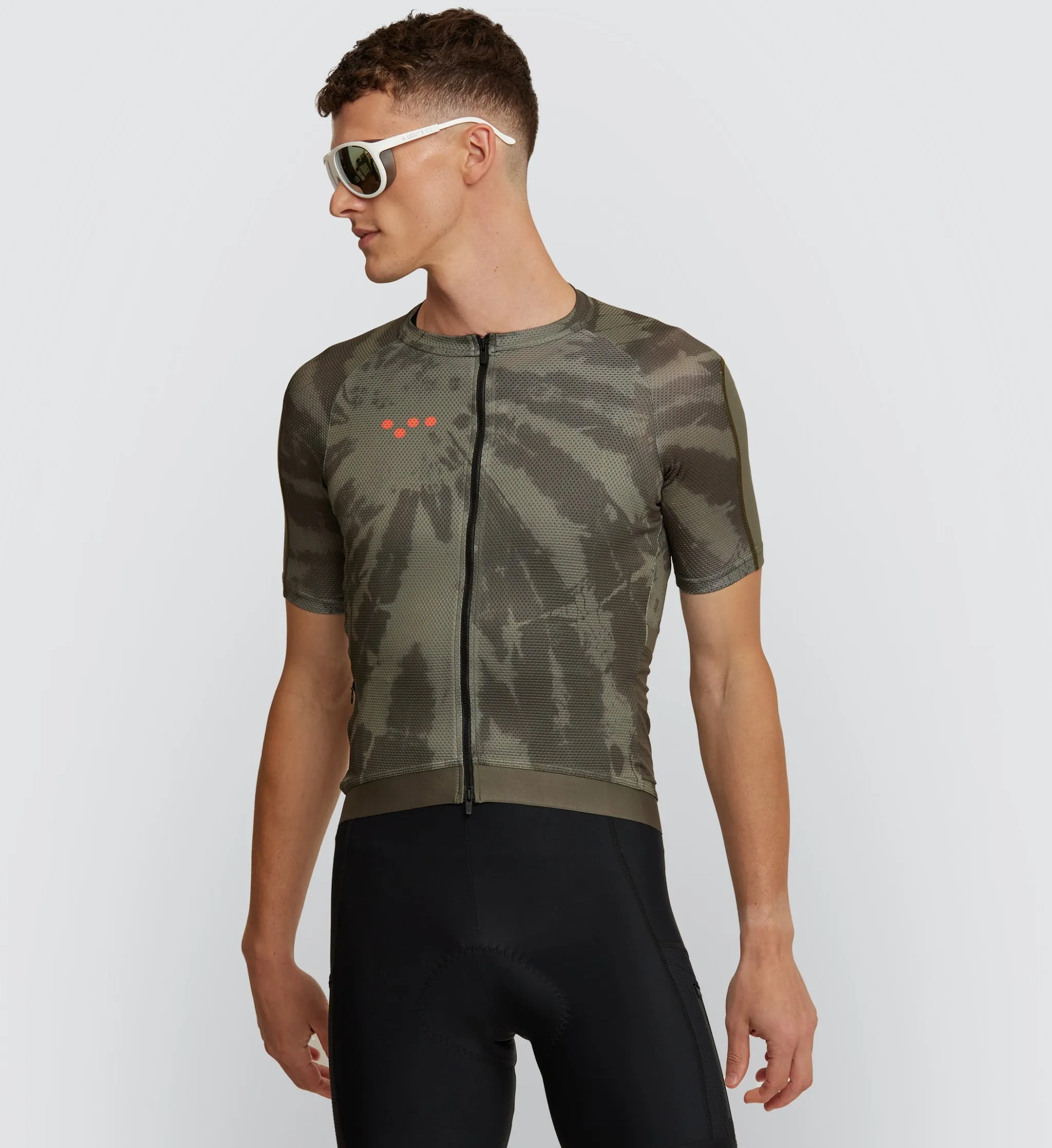 Off Grid / Men's Gravel Jersey - Khaki Dye