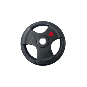Olympic Rubber Coated Tri Grip Plate | 20kg [Sold In Pairs]
