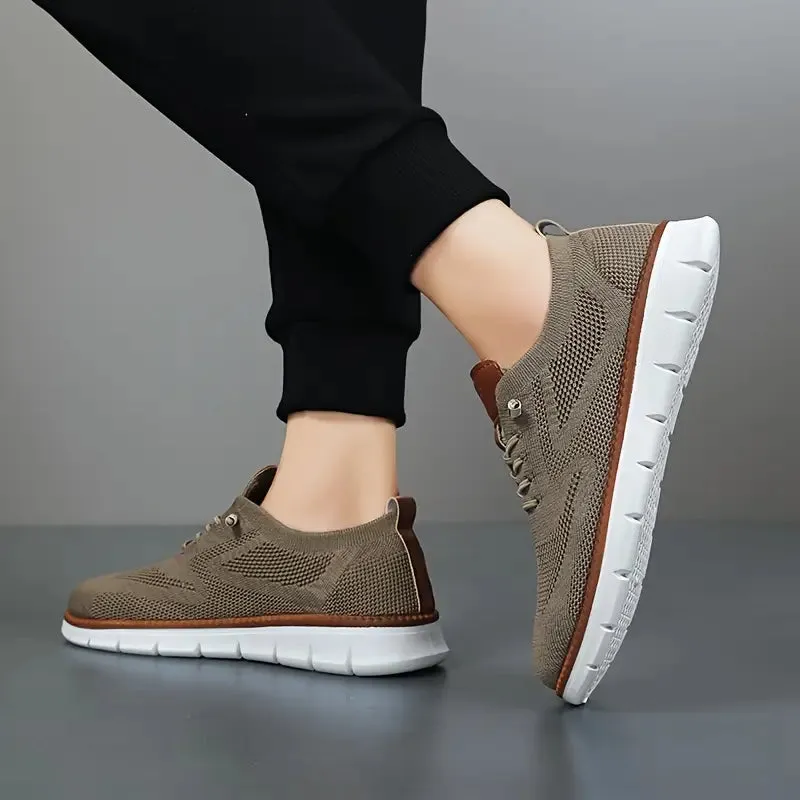 Orthopedic Men’s Lace-Up Shoes – Soft, Breathable & Ultra-Lightweight