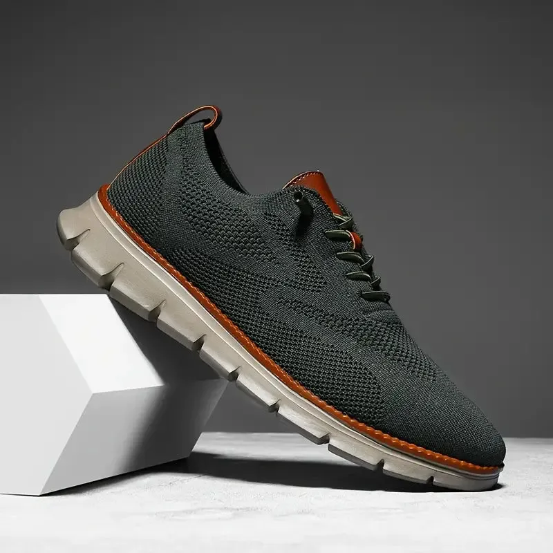 Orthopedic Men’s Lace-Up Shoes – Soft, Breathable & Ultra-Lightweight