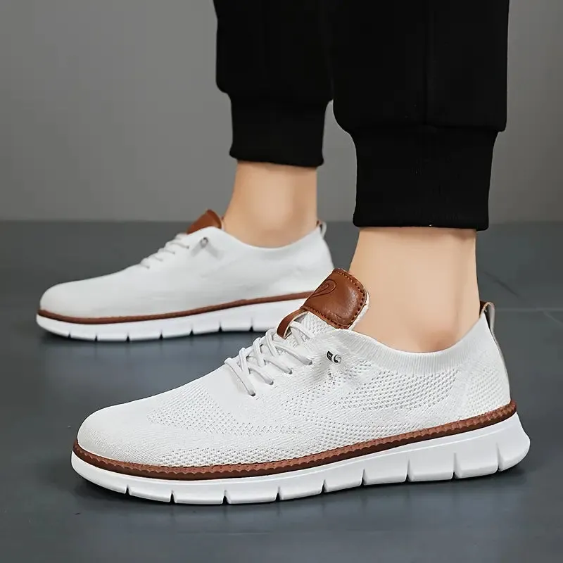 Orthopedic Men’s Lace-Up Shoes – Soft, Breathable & Ultra-Lightweight