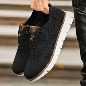 Orthopedic Men’s Lace-Up Shoes – Soft, Breathable & Ultra-Lightweight