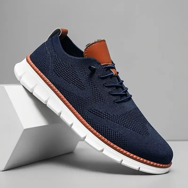 Orthopedic Men’s Lace-Up Shoes – Soft, Breathable & Ultra-Lightweight