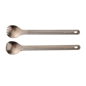 OUTDOOR EQUIPPED TITANIUM UTENSIL
