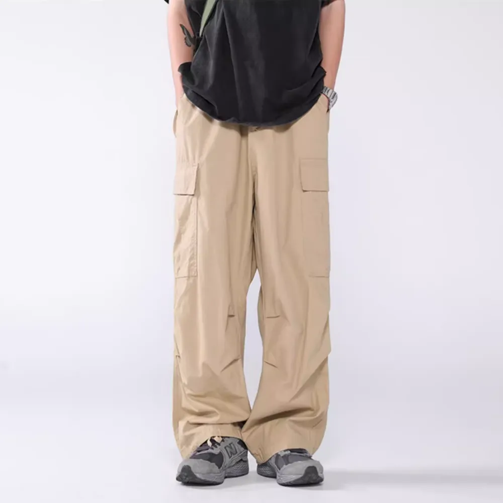 Outdoor Hiking Wide Leg Cargo Pants