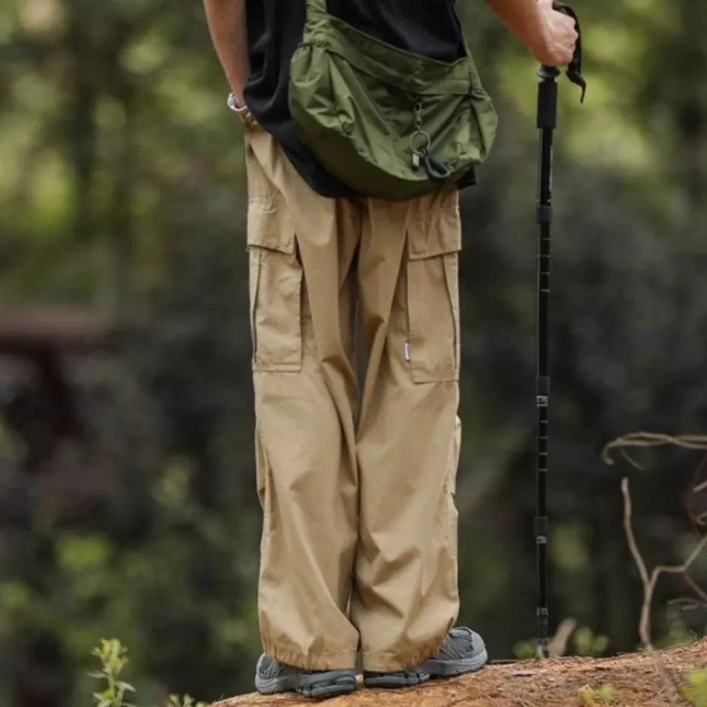 Outdoor Hiking Wide Leg Cargo Pants