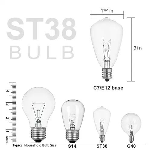 Outdoor Patio Lights - 25-Feet I SPAFAIR