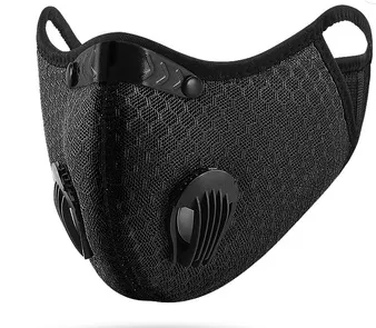Outdoor Sports Anti-dust Reusable Riding Face Cover with Carbon Filter