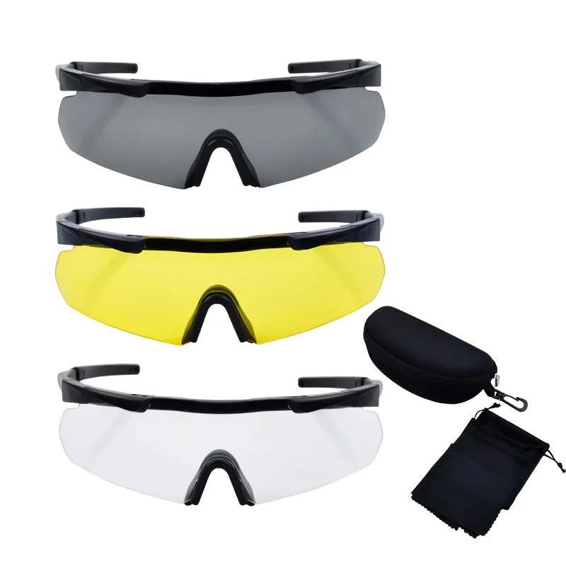 Outdoor Sports Tactical Goggles Set for Motorcycle Riding