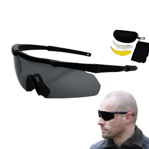 Outdoor Sports Tactical Goggles Set for Motorcycle Riding