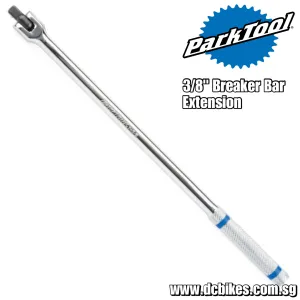 Park Tool 3/8" Drive Long Solid 36cm Extension Breaker Bar 180 Degree Rotating Flex Head | CR-V SteelDrive Breaker Bar Swb-15