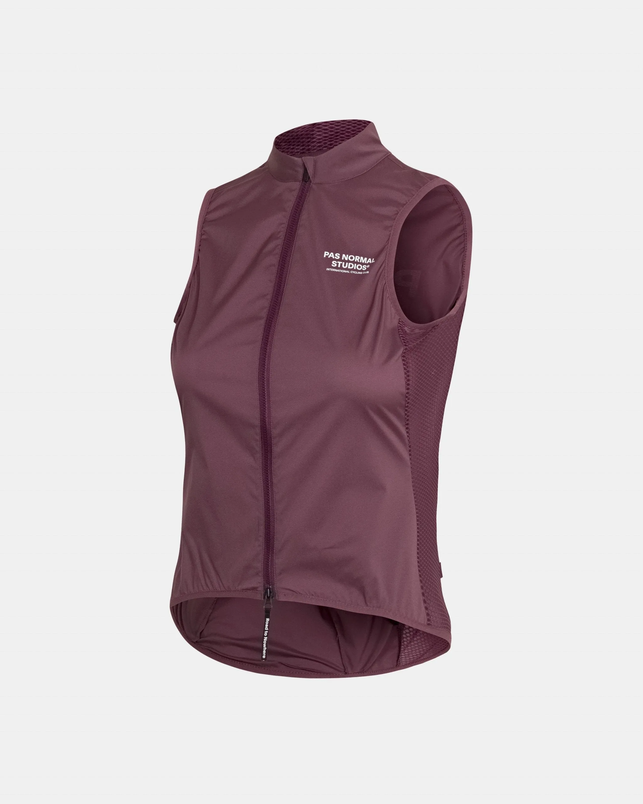 Pas Normal Studios - Women's Stow Away Gilet - Light Burgundy