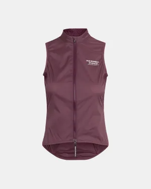 Pas Normal Studios - Women's Stow Away Gilet - Light Burgundy