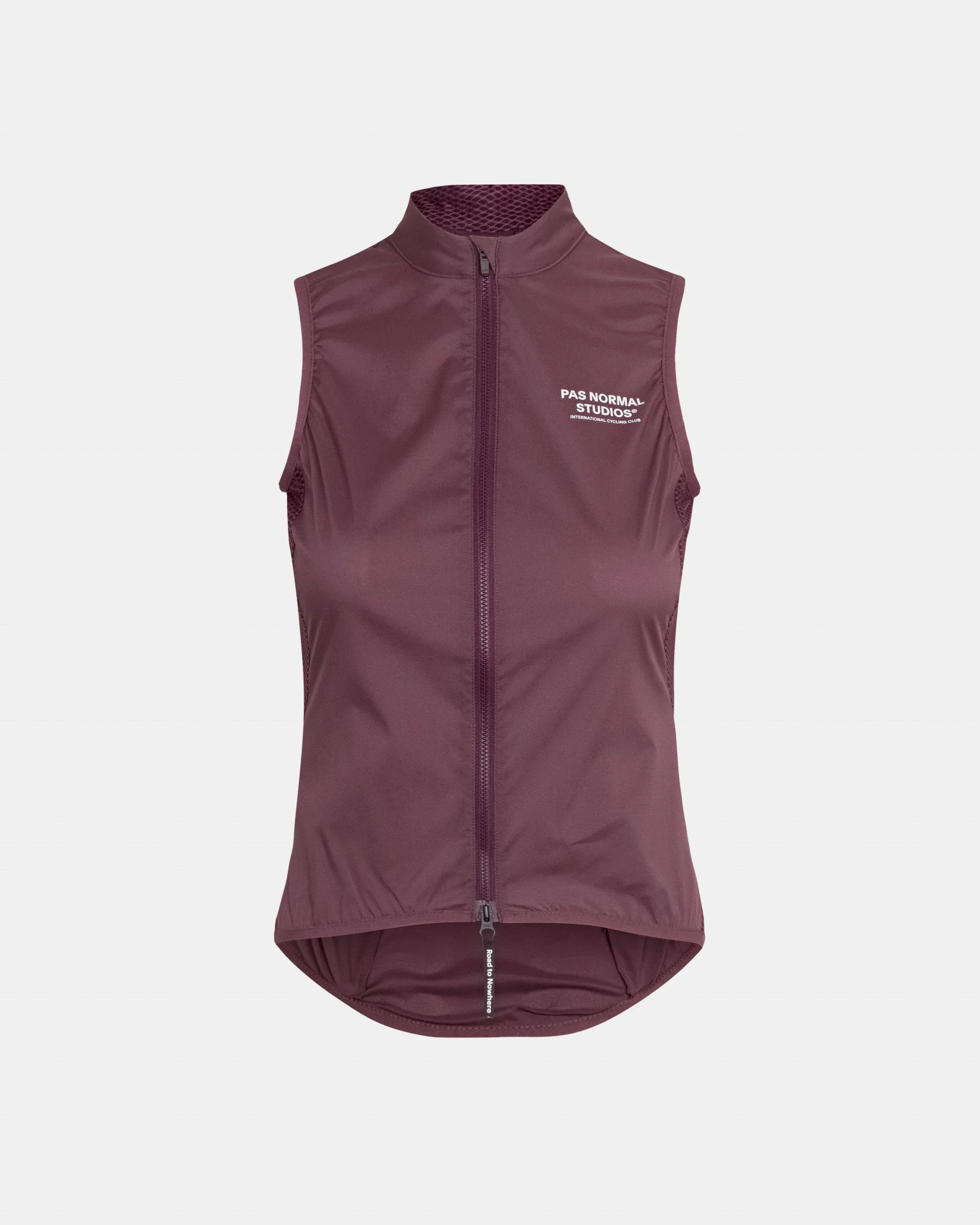 Pas Normal Studios - Women's Stow Away Gilet - Light Burgundy