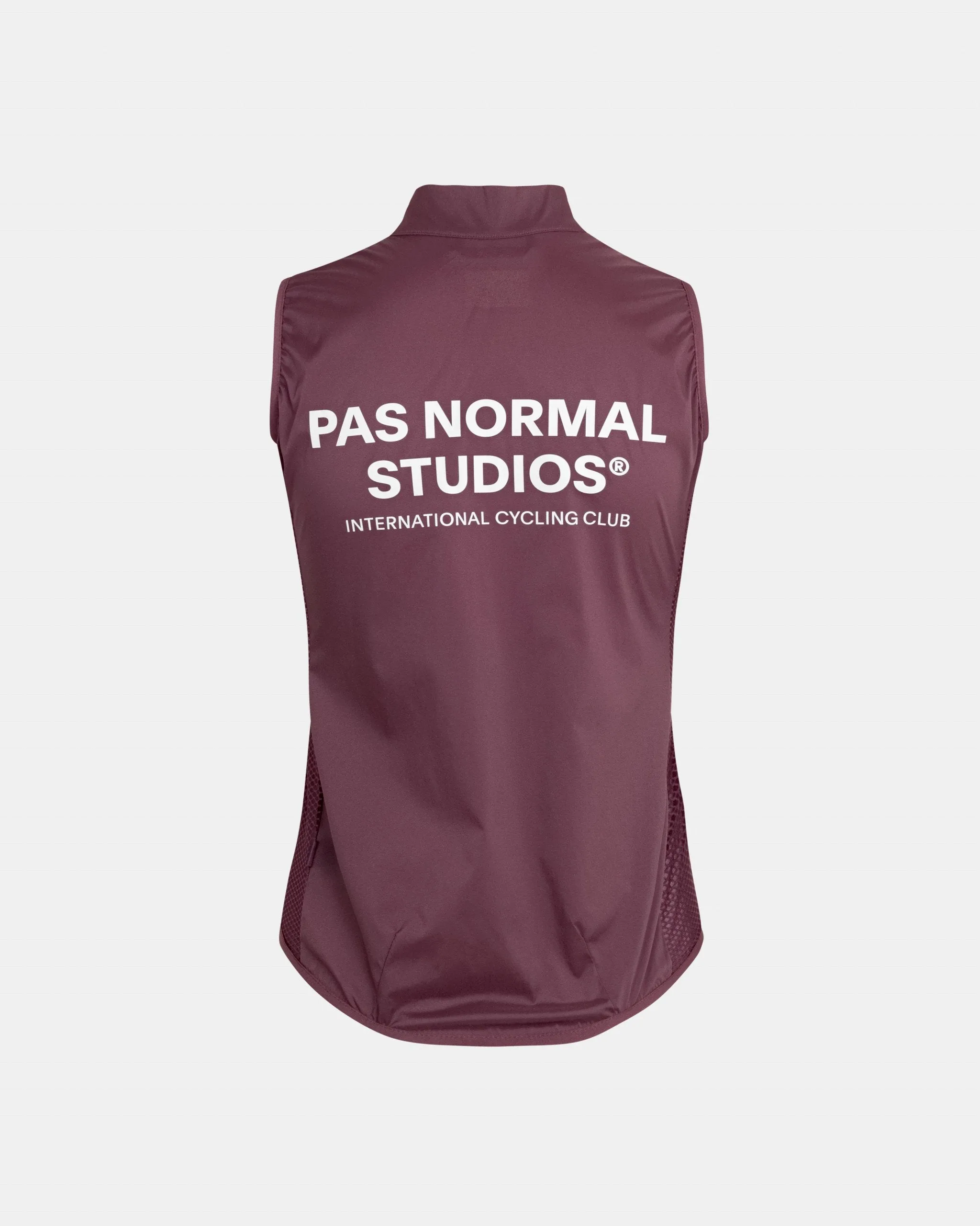 Pas Normal Studios - Women's Stow Away Gilet - Light Burgundy