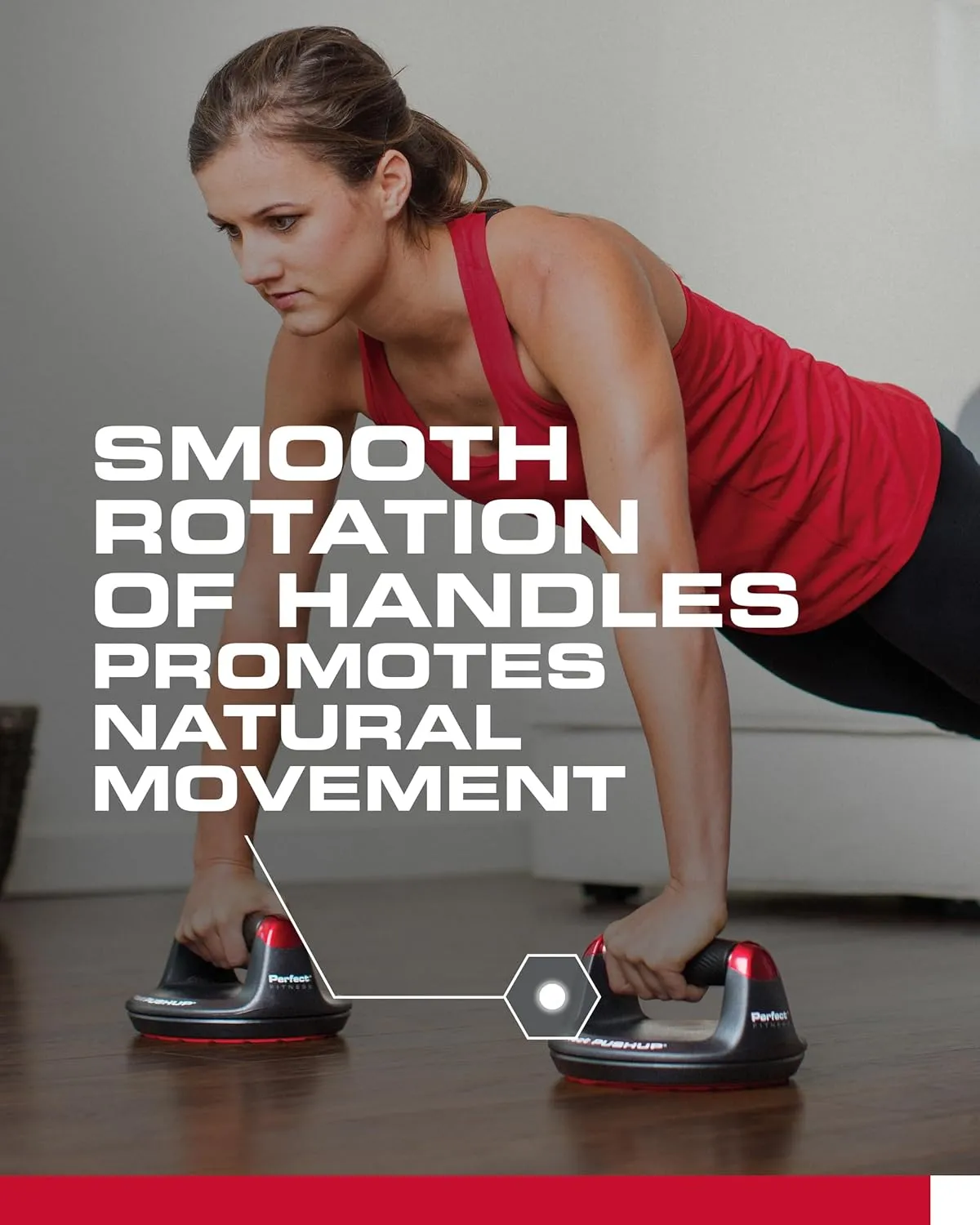 Perfect Pushup Elite - Rotating Handle Design with Steel Ball Bearings for Smooth, Effortless Handle Rotation