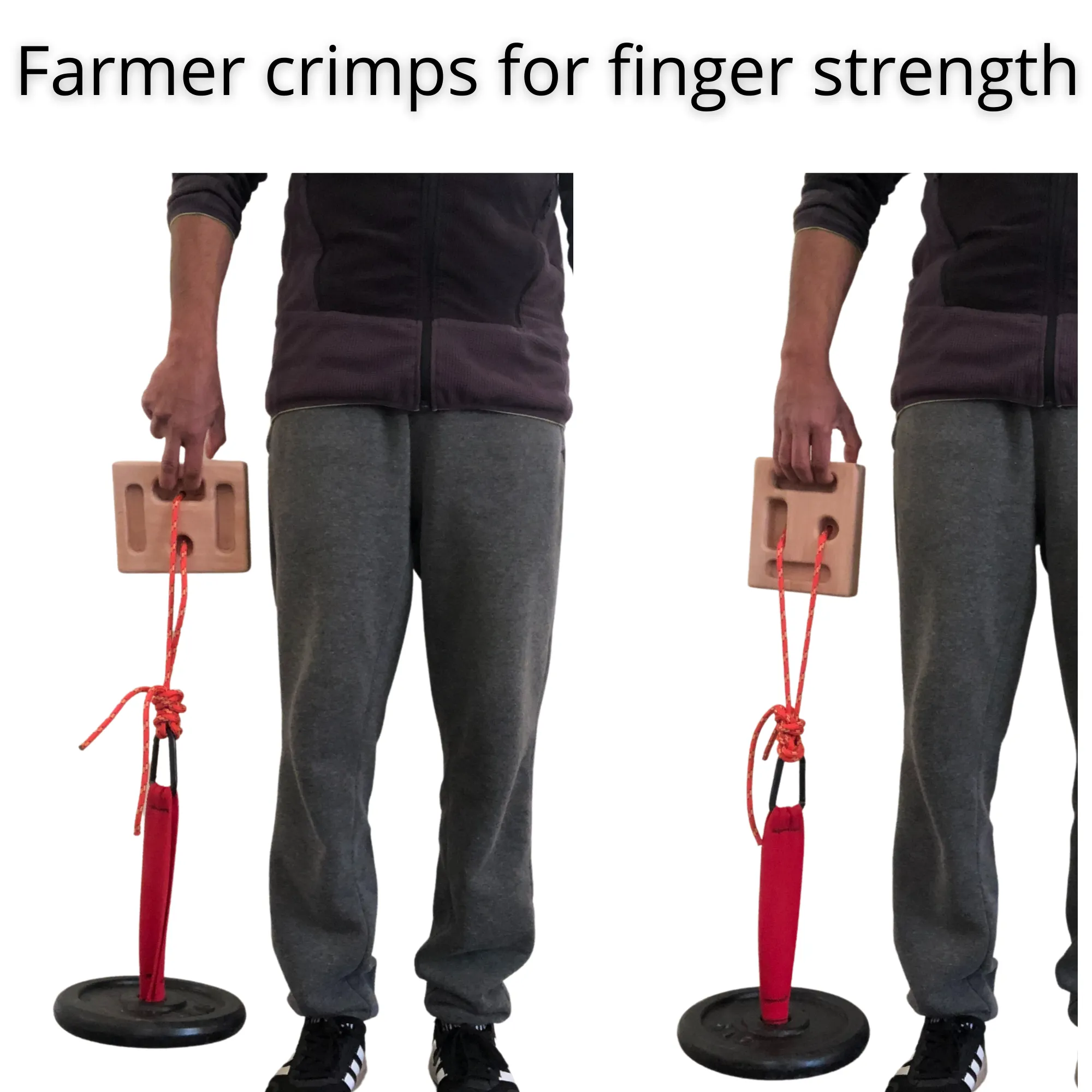 Pinch Block for Grip Strength Training with Loading Pin