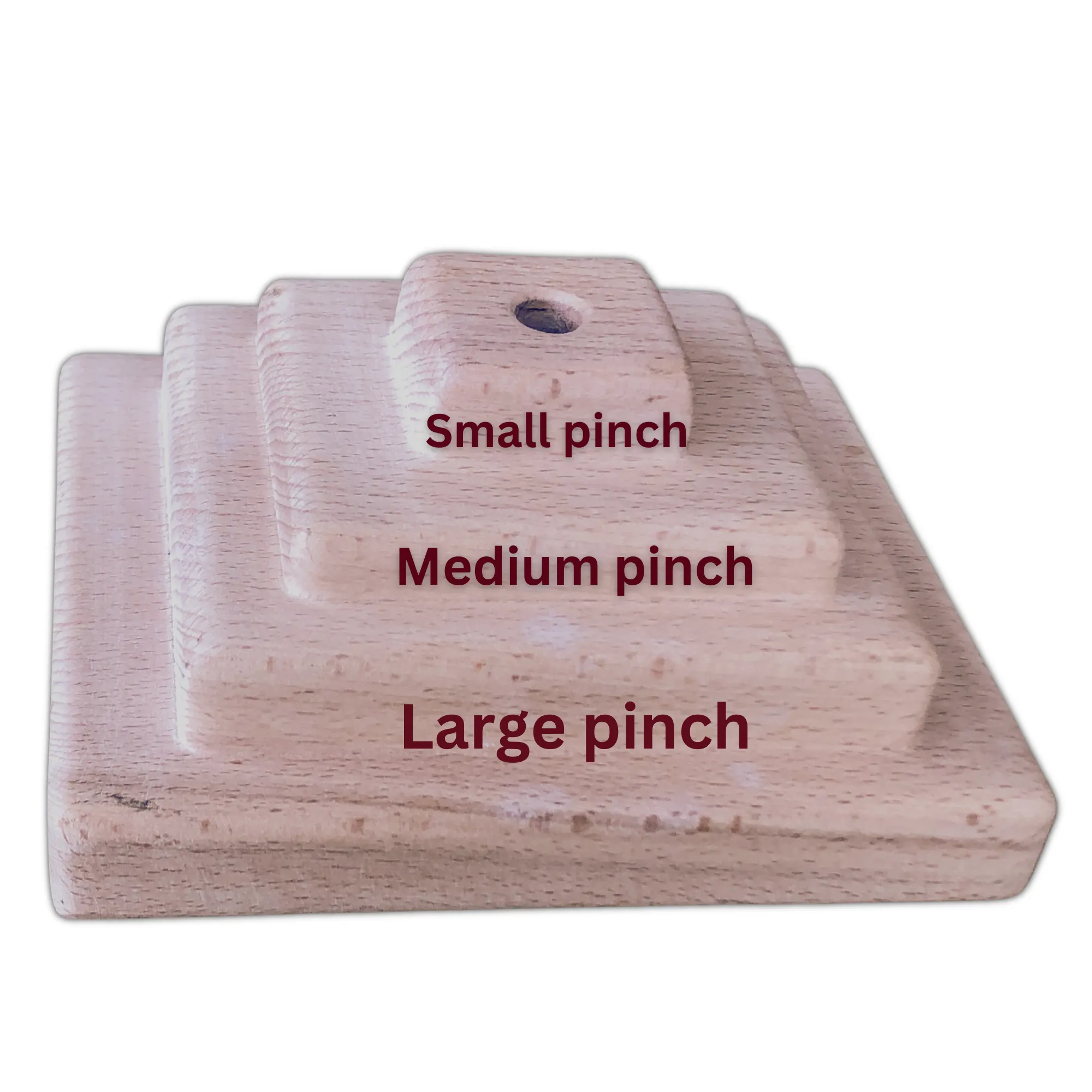 Pinch Block for Grip Strength Training with Loading Pin