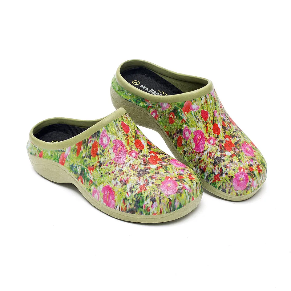 Poppy Explosion Garden Clogs Backdoorshoes®