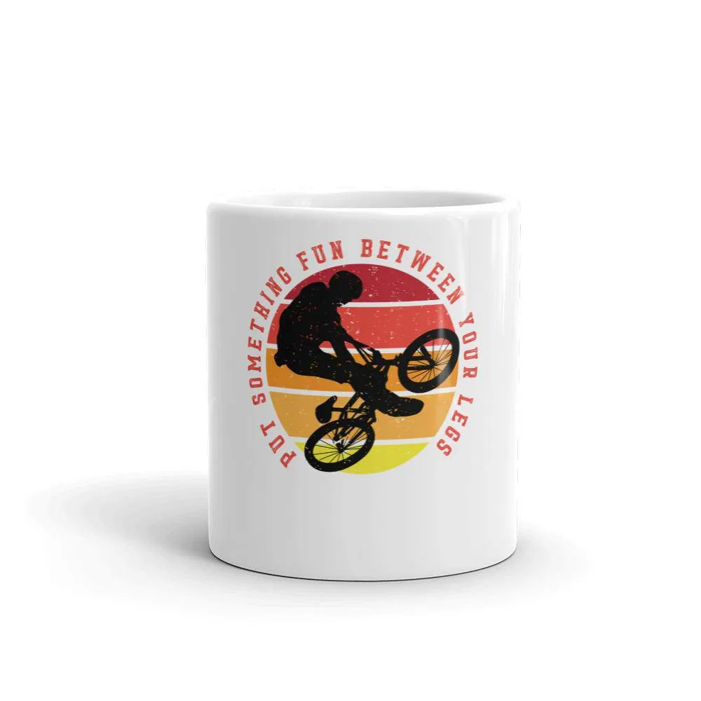 Post something fun between your legs mug