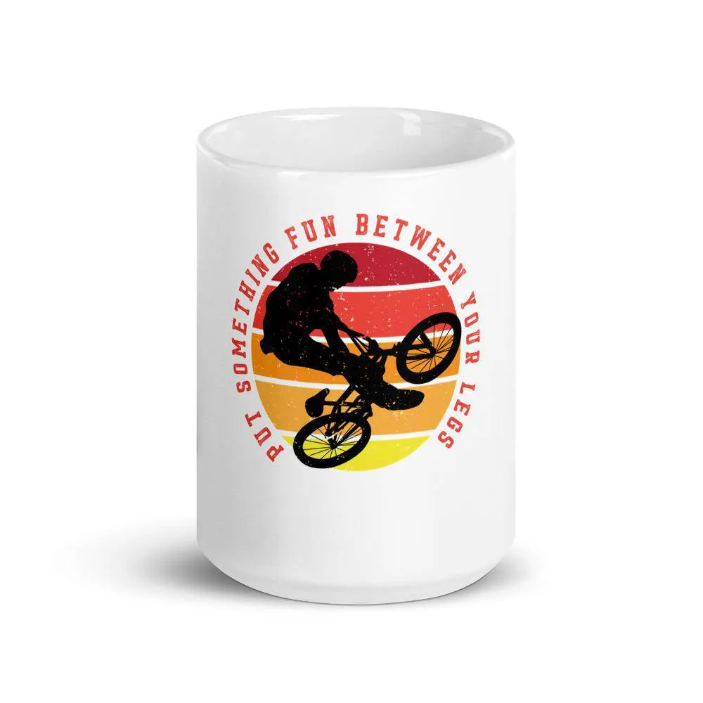 Post something fun between your legs mug