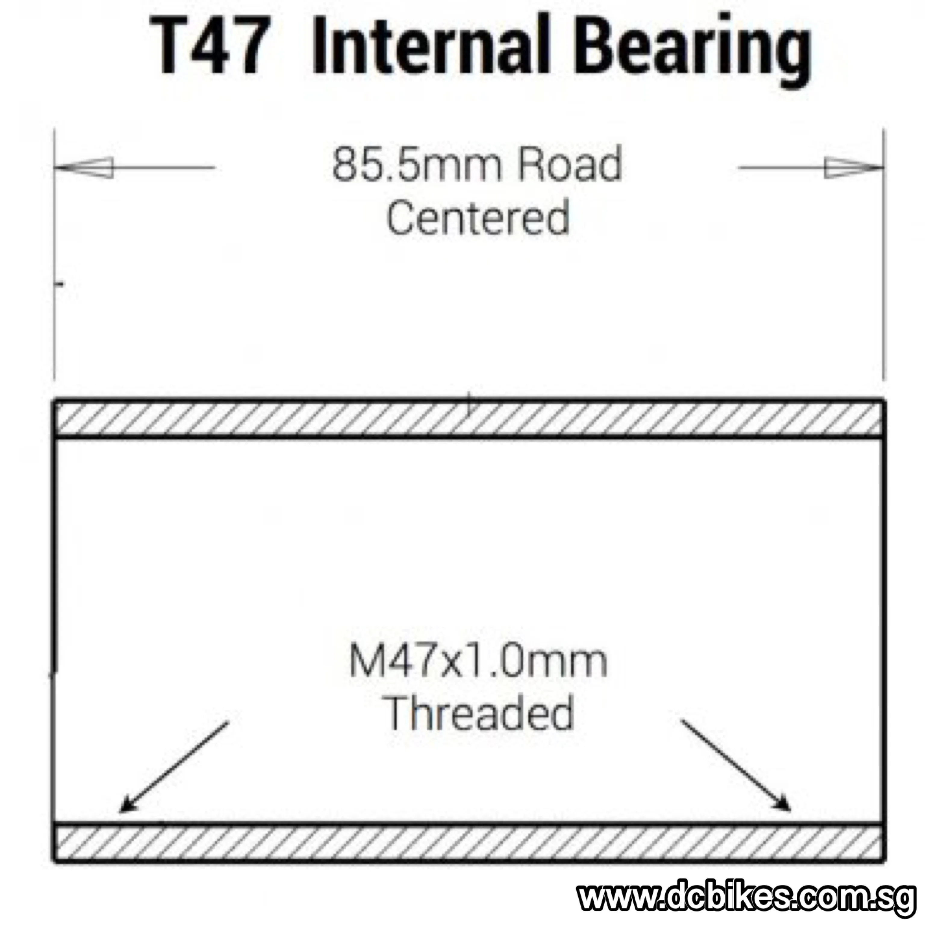 Praxis Works T47 86/90/92 M30 Road MTB Threaded Internal Bottom Bracket BB