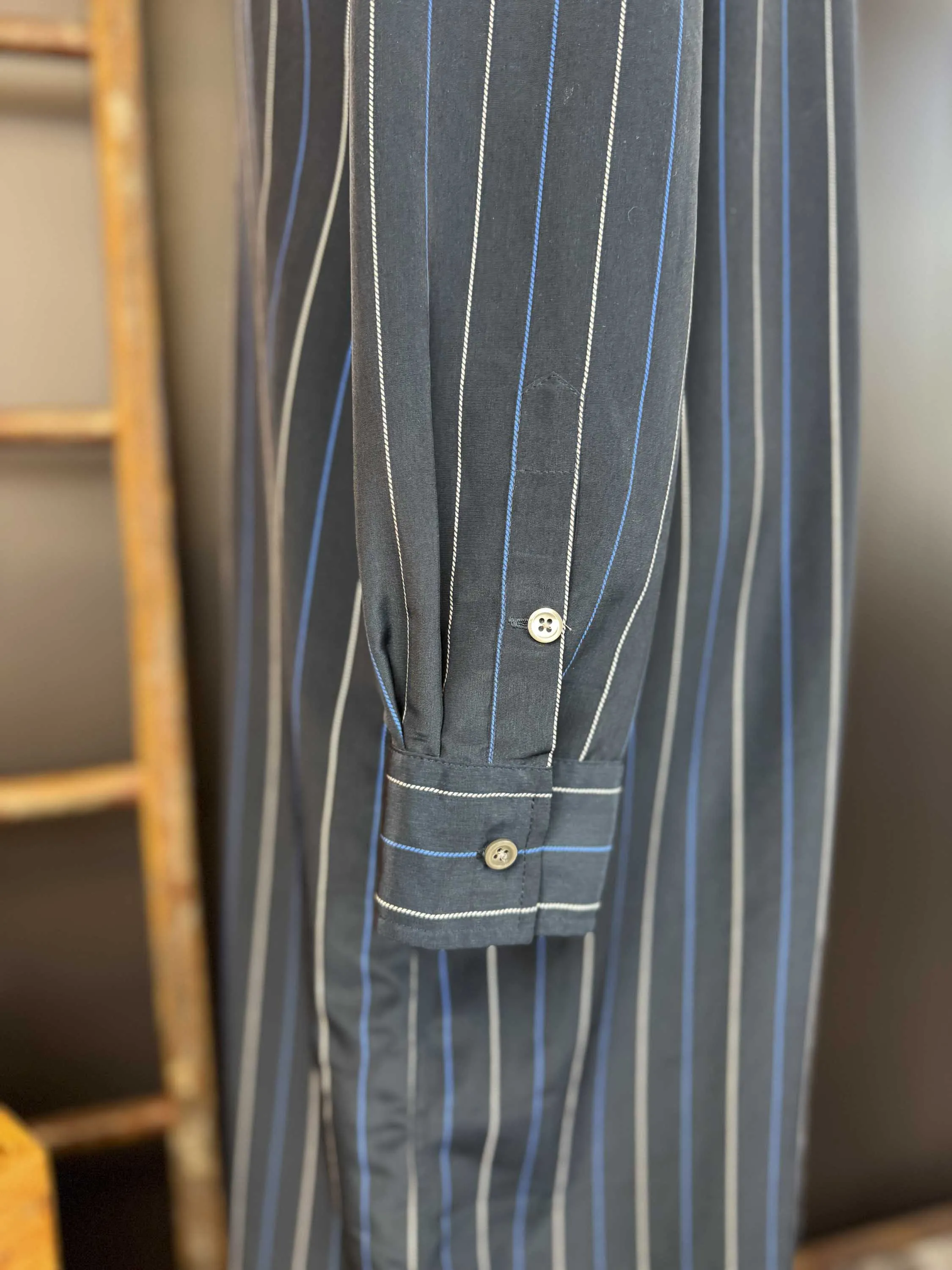 Pre-loved POLO Ralph Lauren Pin Stripe Shirt Dress - Size XL