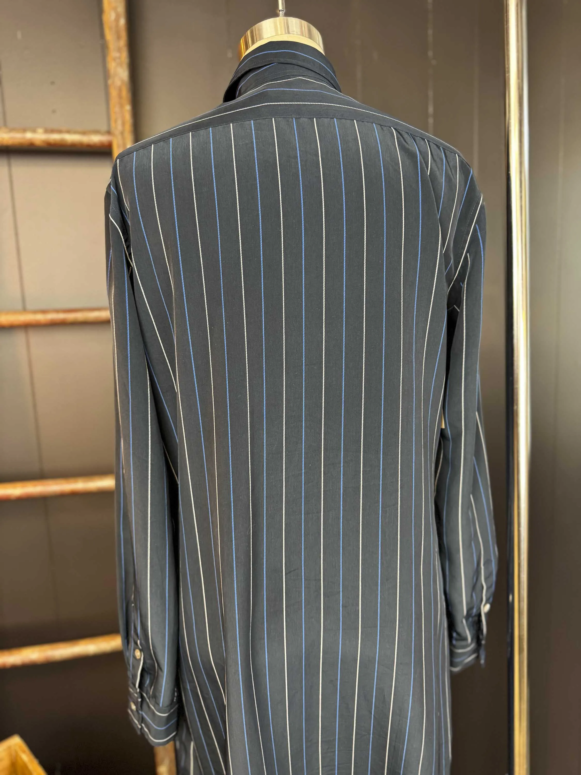 Pre-loved POLO Ralph Lauren Pin Stripe Shirt Dress - Size XL