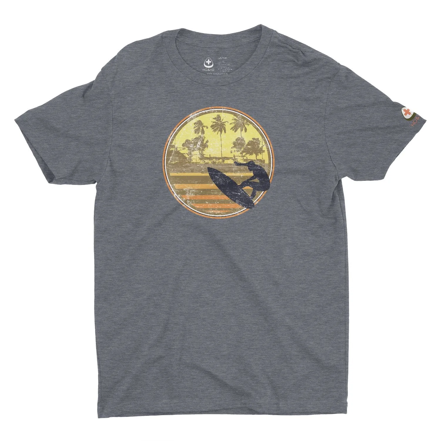Premium Vintage Surfer Adventure Graphic Tee