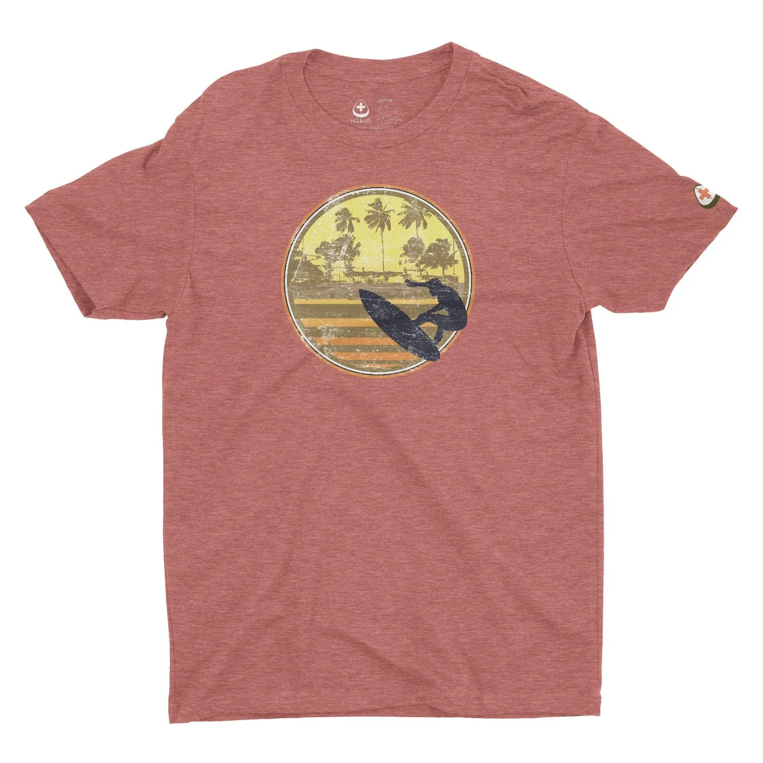 Premium Vintage Surfer Adventure Graphic Tee